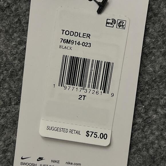 Nike System Jacket Toddler 2T Black Hooded 3 In 1 Fleece Liner Winter Coat NEW - Picture 4 of 4